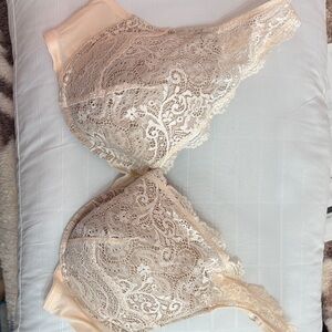 Elegant ThirdLove Lace Bra in Cream